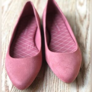 Kelly & Katie mauve pointed flats
